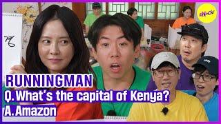 [RUNNINGMAN] Q. What's the capital of Kenya? A. Amazon (ENGSUB)