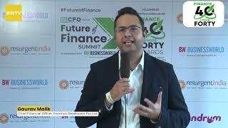 In conversation with Gaurav Malik,CFO-Experion PvtLtd at the BW CFO World Finance 40 Under 40 Awards