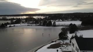 Skating on Porters Lake