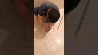 How to Prepare Tiles Wall , Handsome man prepares bricks & Fast Beauty ep 54