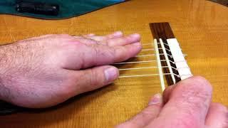 Carving an Intonated Classical Guitar Saddle