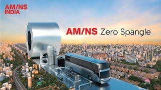 AM/NS Zero Spangle Skin-Passed Galvanised Steel (30secs)