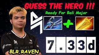 GUESS THE HERO !!! BOSS SI RAVEN NEW PATCH CARRY READY FOR BALI MAJOR Dota 2 7.33D