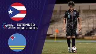 Puerto Rico vs. Aruba: Extended Highlights | CONCACAF Nations League | CBS Sports Golazo