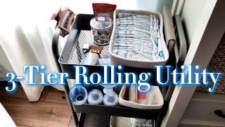 Transform Your Space: Amazon Basics 3-Tier Rolling Cart