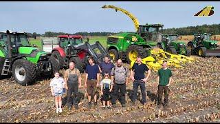 Maishäckseln 2024 Futter für die Milchkühe  Familienbetrieb aus Niedersachsen Maisernte harvest corn