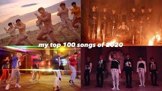 my top 100 kpop songs of 2020