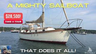 A MIGHTY Sailboat That Does It ALL! The Nor'Sea 27 can be trailered & sailed around the WORLD. TOUR!