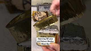 Opening 50 year old Fallout Shelter Meat Bar