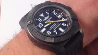 Breitling Avenger Seawolf Blacksteel Code Yellow Luxury Watch Review