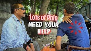 Found Help In middle of Indian Street - Badly Back pain cure by His unique Back massage | ASMR Relax