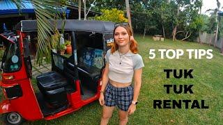 5 IMPORTANT TIPS WHEN HIRING A TUK TUK IN SRI LANKA  | here's my guide | tuktukrental.com