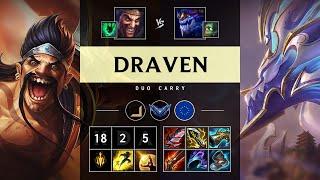 Draven ADC vs Aurelion Sol: Triple Kill, Legendary - EUW Diamond Patch 14.24