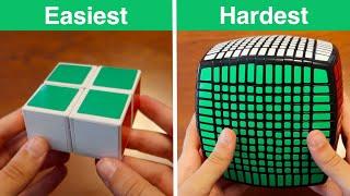 Easiest vs. Hardest Cubes in My Collection!