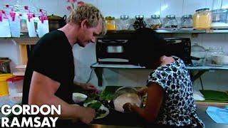 Gordon Ramsay Learns How To Make A Beef Rendang In Malaysia | Gordon's Great Escape