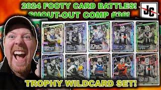 TROPHY WILDCARD SET! FOOTY CARD BATTLES | 2024 AFL TEAMCOACH CARDS