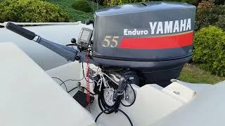 Bombard Explorer 420 WB Yamaha outboard engine Enduro 55 hp trailer