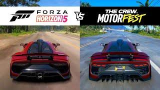 Forza Horizon 5 vs The Crew Motorfest - 2021 Mercedes-AMG One Comparison