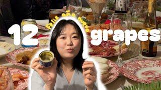 (eng)  A Korean in Spain on New Year's Day | 스페인 방식으로 새해 즐기기, 12 grapes? Tteokguk | Europe Vlog