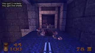 Quake  - E2M2 Ogre Citadel Walkthrough (All Secrets)