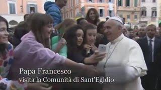 La visita di Papa Francesco alla Comunità di Sant'Egidio