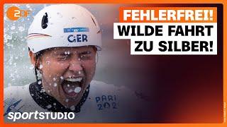 Elena Lilik gewinnt Silber im Kanuslalom | Olympia Paris 2024 | sportstudio