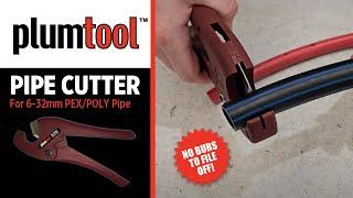 Plumtool Pipe Cutter for Poly & Pex Pipe