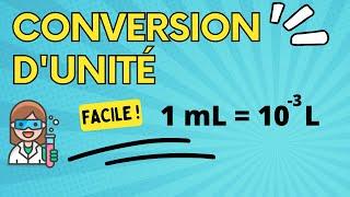 Conversions d'unités faciles ! - SECONDE - PREMIERE - TERMINALE