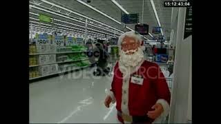 Gemmy 2005 Life Size Dancing Santa in store footage (3 minutes straight) Walmart