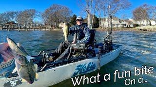 Kayak Bass Fishing Lake Norman / What a fun bite on a….