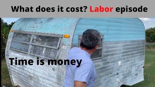 EP 89 Labor cost involved with vintage camper rebuild Retro RV