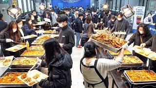 Amazing! The best 4 amazing Korean buffets visited by 2000 people every day - Korean street food