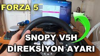 FORZA HORİZON 5 SNOPY V5H DİREKSİYON KONTROL AYARLARIM