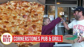 Barstool Pizza Review - Cornerstones Pub & Grill (Carver, MA) presented by Morgan & Morgan