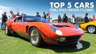 Top 5 Cars: Pebble Beach Concours d'Elegance 2019 | Carfection