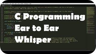 ASMR Ear to Ear Whisper About C Programming for Relaxation (Layered Typing Sounds) Pt. 1