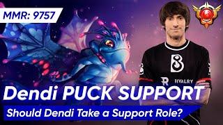 Dendi SHOCKING Pick PUCK SUPPORT | Dota 2 Pro Gameplay