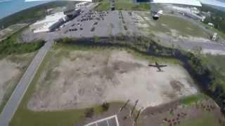 Gusty Wind Landing at OIB 5-13-15. Exterior GoPro View