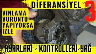 Diferansiyel Yağı, Arızaları Ayarları Kontrolleri Neden Ses Yapar, Öter, Ağlar, Vurur? Tamiri