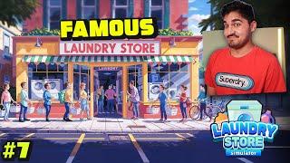 My Laundry Store Is FINALLY Getting FAMOUS! - Laundry Store Simulator [#7]