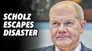 Scholz escapes Brandenberg disaster, Greens crushed