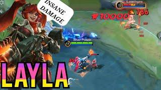 Insane Damage New Layla | Mobile Legends