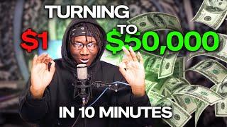 Turning $1 to $50,000 in 10 minutes (100% real)| Pocket Option Trading Challenge