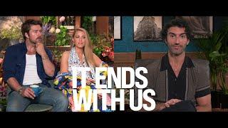 IT ENDS WITH US interviews Blake Lively, Justin Baldoni, Brandon Sklenar, Jenny Slate -August 5,2024