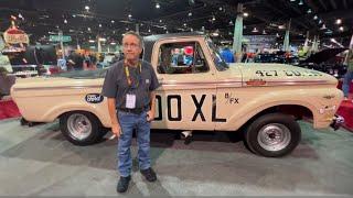 ￼ Muscle Car and Corvette nationals 1of1 427 F100 factory drag truck #ford #f100 #nhra #dragracing 