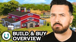 The Sims 4 Horse Ranch Build Buy Overview! 