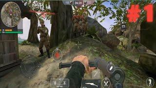 Tutorial And Battle || # 1 || World War 2: Shooting Games || Gameplay Walkthrough 1 (IOS , Android)