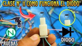 COMO FUNCIONA EL DIODO EN EL SISTEMA ELÉCTRICO DE LA MOTO PARA QUE SIRVE / CUAL ES SU FUNCION ‍