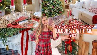 VINTAGE CHRISTMAS DECORATE WITH ME 2024 | thrifted + vintage christmas decorating ideas 