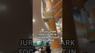 JURASSIC PARK FOOD COURT IN UNIVERSAL STUDIO SINGAPORE  UNIVERSAL #jurassicworld #universalstudios